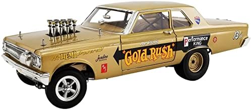 1965 Coronet AWB Gold Gold Gold Metallic Limited Edition на 696 парчиња ширум светот 1/18 Diecast Model Car By Acme A1806506