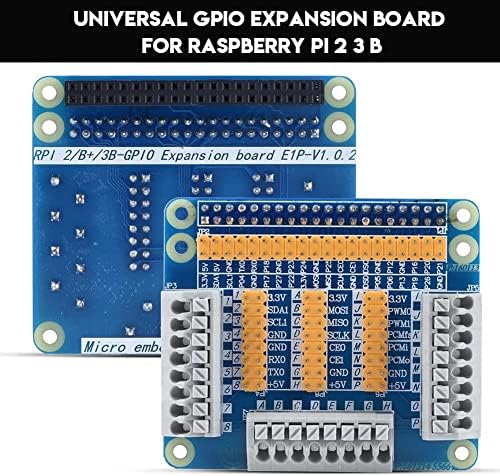 Redtagcanada за GPIO Expansion Board Raspberry Pi Shield за Arduino за Raspberry Pi 4B/3B GPIO Extension Board Multi-Function со додатоци за завртки