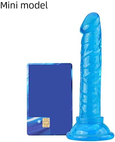 Возрасна секс играчка мала реална дилдо со вшмукување чаша, секс играчка за жена-5,7 инчи течен силиконски дилдос, сексуални играчки
