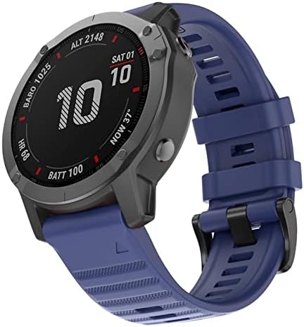 CRFYJ 26 22 20mm Часовник Ремен За Garmin Феникс 6X 6 6s Pro 5S Плус 935 3 ЧАСА Часовник Брзо Ослободување Силиконски Лесен За Рачен