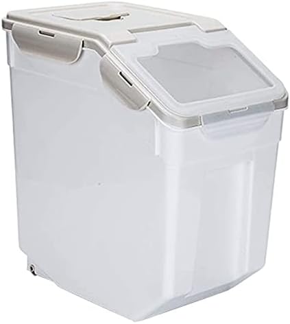 Accduer Grain Bin Rice Cox Container Container Rice Coufce и запечатена кофа со ориз 10 кг, 15 килограми за домашна кујна за складирање ориз за