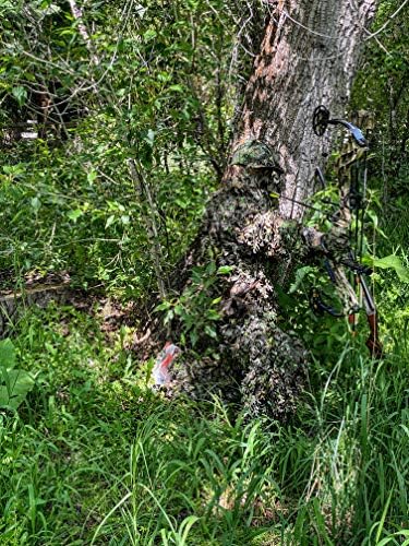 Quikcamo Mossy Oak 3D Lefy костум за мажи, Турција лов на камо illили костум, Airsoft Gilly Suit, Suite Maictball Gilley, костум за лисја од птици,