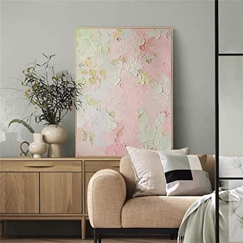 MJWDP розово сиво платно Декоративна слика Апстрактна голема големина рачно насликано масло сликарство за канцелариски дневен простор декор