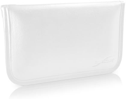 Boxwave Case компатибилен со Kyocera Gratina Kyv48 - Елитна торбичка за кожен месинџер, синтетички кожен покритие дизајн на пликови