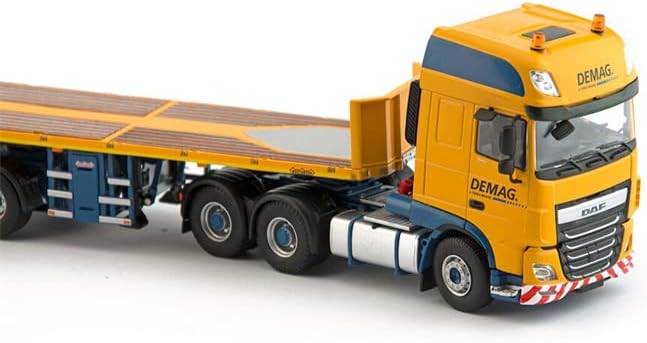 IMC за DAF SSC EURO6 6X4 со приколка со баласт со 7 оски за Demag Limited Edition 1/50 Diecast Truck Pre-Build Model