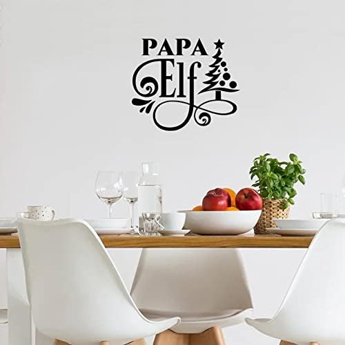 Papa eif wallидни налепници новогодишно дрво wallидови декорации pvc decal family прозорец налепница DIY wallидна уметност налепница за одмор