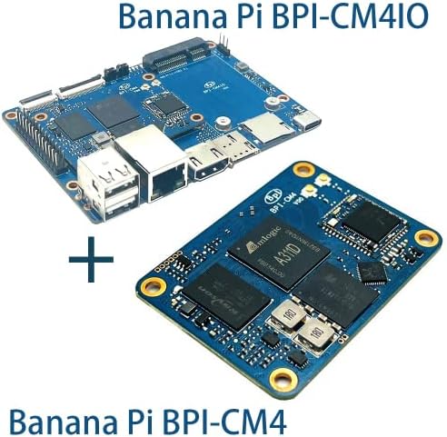 youeeetoo banana pi bpi-cm4, Raspberry Pi CM компатибилен, Amlogic A311d Quad Core Cortex-A73, 4G LPDDR4 16G EMMC на одборот WiFi5, Minipcie 26pin Run Android Armbian Linux