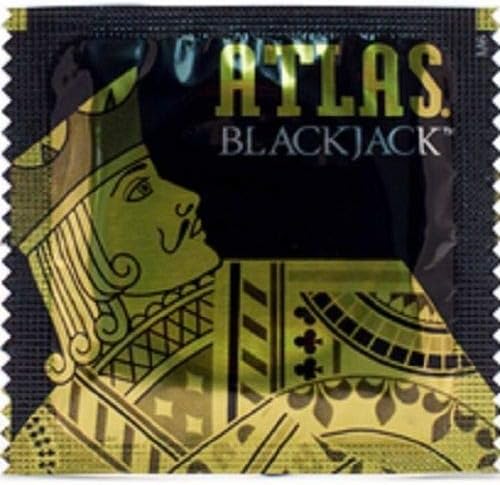 Атлас Блек ackек со сребрена лунамакс џеб кутија, специјална пригода подмачкани латекс-кондоми-24 брои