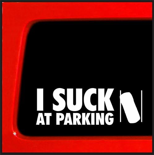 Налепница врска | Јас цицам на паркинг | Декларација за налепница на браник за автомобил, камион, прозорец, лаптоп | 2,6 x7.5