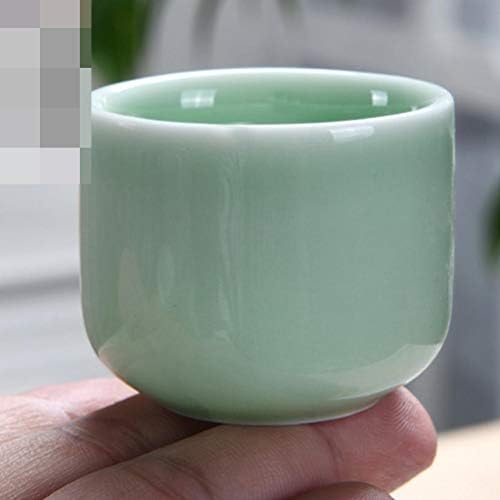 Doitool 5 парчиња јапонски стил, сервирање поставено деликатно чајно шише со вино Прекрасна керамика сад контејнер Поставете чаша чаша чајник чајник чај