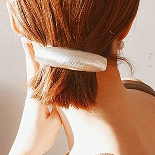 Метални Штипки За Коса За Жени Едноставни Ретро Големи француски Шноли Додатоци За Коса За Жени ШНОЛИ