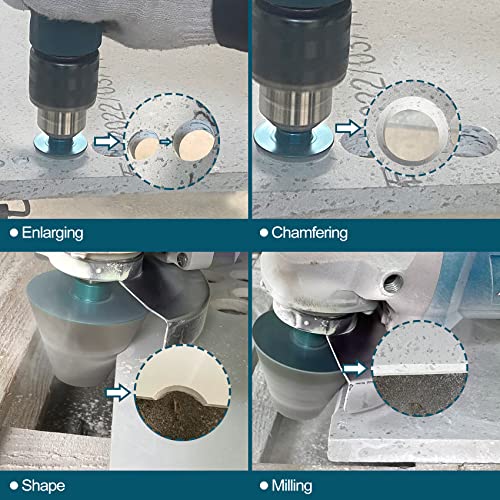 Minlaycut Diamond Cone Tile Bit 2 50 mm плочки за забивање на плочки за шишиња за проширување на дупките за мерење во гранитни мермерни порцелански