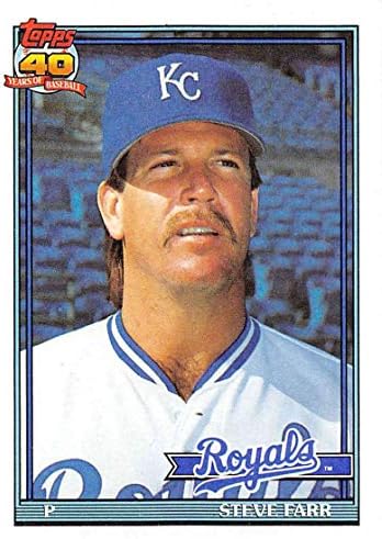 1991 Топс Бејзбол 301 Стив Фар Канзас Сити Ројалс