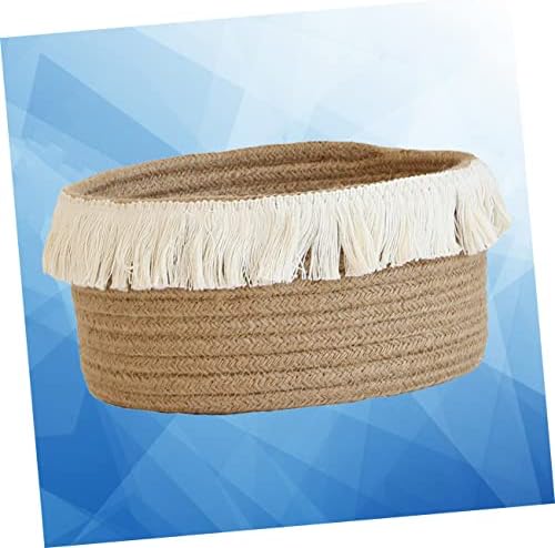 Cabilock Macrame Basket Macrame Cashps Baskets Baskets за овошен леб корпа плетена корпа за корпа за корпи за корпа за корпа