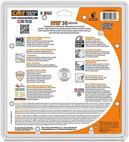 CMT Оринџ Алатки 250.024.10 ITK Ripping Blade 10 x24x5/8