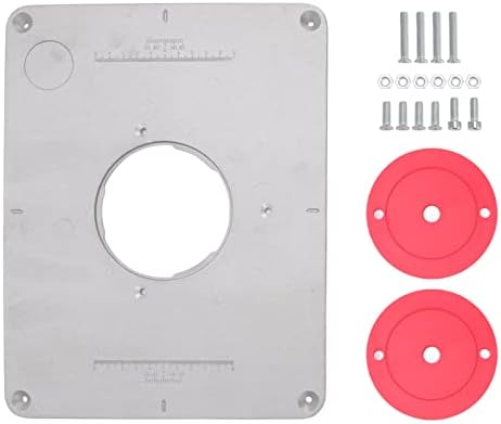 Плоча за вметнување на табела за рутер Topincn, алуминиум за 625 624 за 1611 1615 за FeinRT 1800 4‑17/32in табела Вметнете ги рутерите