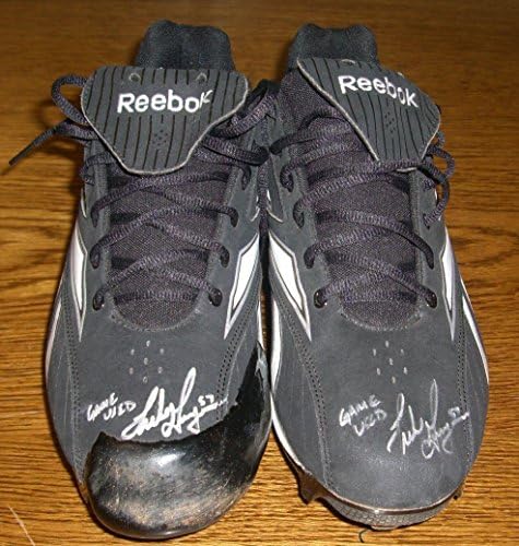 Лук Грегерсон 2009 потпиша бејзбол игра на Падрес користеше Cleats PSA/DNA - MLB Autographed Game Used Cleats