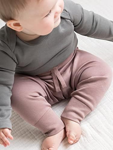 Обоени Органски Панталони За Џогер За Бебиња Унисекс Органски Памук За Новороденчиња