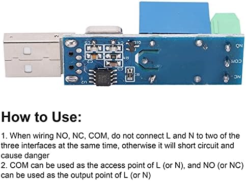 Прекинувач за контрола на модулот Hilitand PCB USB реле со Chip со високи перформанси DC 5V