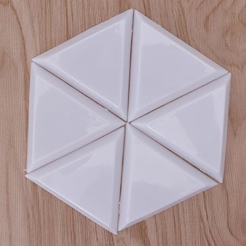Thobu 10 парчиња Триаголна плоча лента нокти пластичен триаголник rhinestones монистра кристални нокти за сортирање фиоки бели
