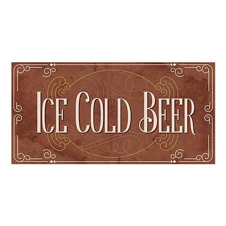 CGSignLab | Мраз Ладно Пиво-Викторија Картичка Прозорец Се Држат | 24 x12