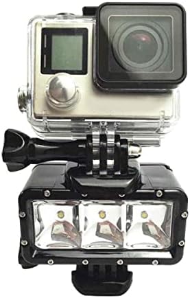 Додатоци за камера LED светло водоотпорно нуркање светло светло светло фотографско нуркање ламба за GoPro Hero 5 4 3+ 3 SJ4000