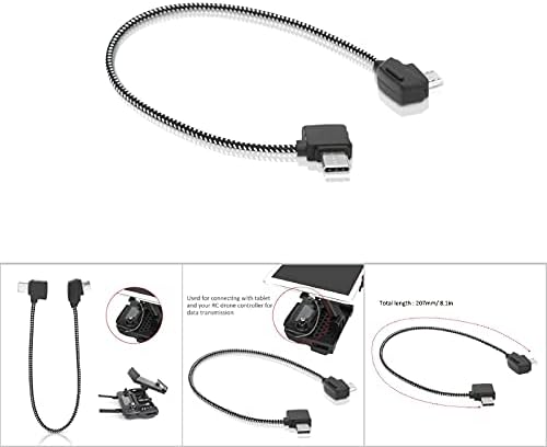 Полнач за типот Ц, 8.1in Податоци за таблети Тип Ц до контролорот погоден за DJI Mavic Pro, Spark, Mavic Mini, DJI Mavic 2, DJI Mavic Air