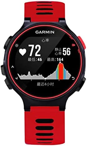 Gxfcuk Види Бендови За Garmin Ferrunner 235 Ремени Силиконски Нараквица Претходник 220/230/235/620/630/735X/235 Лајт Замена