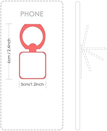 Човечки L профил цртање квадратни мобилни телефони за прстен држач за држач за заграда Универзална поддршка за подарок